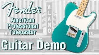 Video thumbnail for Classic Telecaster Tone with the Fender American Professional by Alamo Music Center