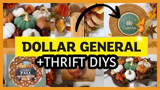 🍂 Dollar General & Thrift DIYs for Fall | Budget-Friendly Home Decor
