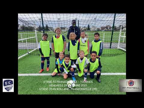VENDREDI 29 OCTOBRE 2021 STAGE FC FRANCONVILLE TOURNOI MATCH JAUNES / ORANGES