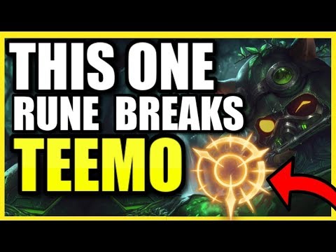 THIS *ONE* RUNE MAKES TEEMO JUNGLE OP (no, seriously) | HIGH ELO TEEMO JUNGLE BUILD+RUNES!