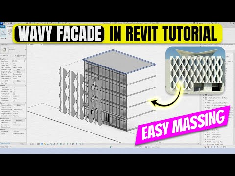 Revit Tutorial: Create a Modern Wavy Facade | Conceptual Massing