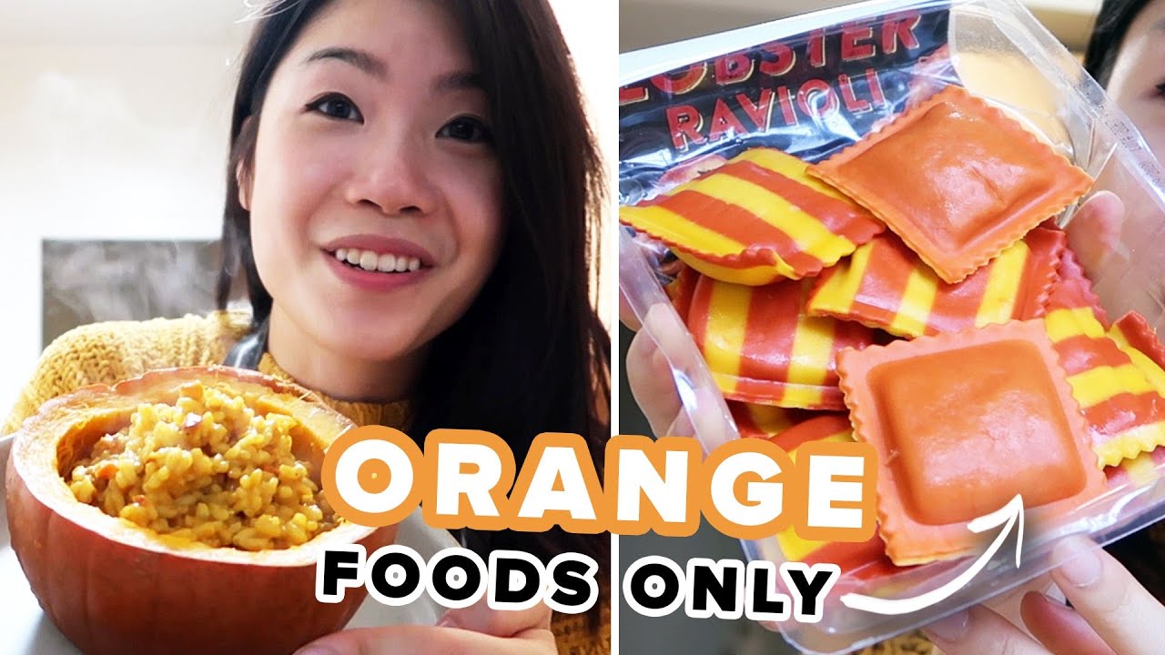 I Only Ate Orange Foods For 24 Hours