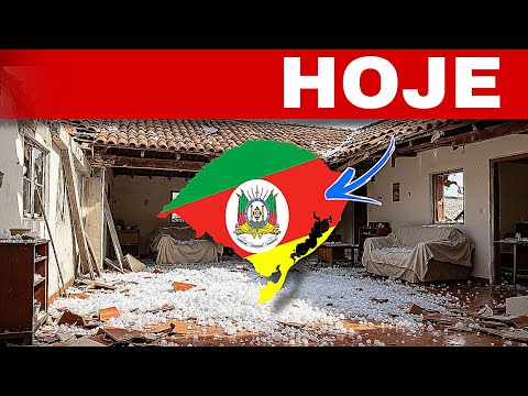 🚨 URGENTE: Granizo destrói mais de 500 casas em CAMPINAS DO SUL-RS nesta manhã de segunda-feira(31) 