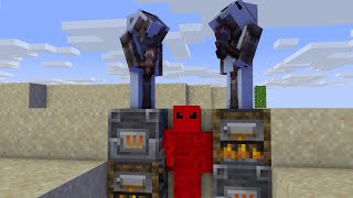 Minecraft Speedrunner VS 2 AI Netherite Juggernauts REMATCH