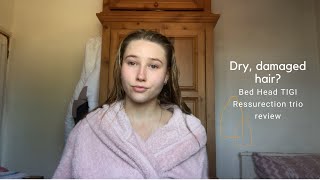 Revive dry, damaged hair - Bed Head Urban Antidotes Resurrection trio review