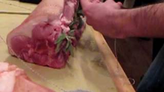 How to tie the roast knot