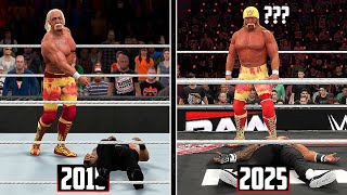 YES... These Animations Are 10 Years Apart! (WWE 2K15 Vs. WWE 2K25)