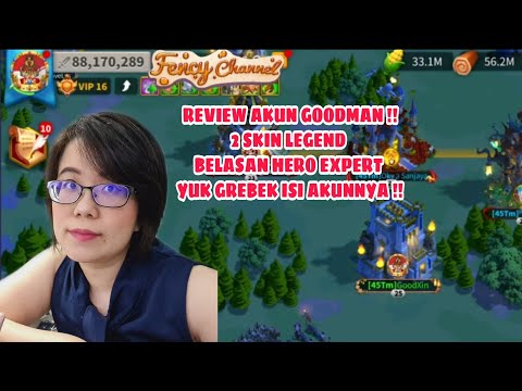 REVIEW AKUN GOODMAN KINGDOM 1945 ! 2 SKIN LEGEND! BELASAN LEGEND ECXPERT ! SIAP WAR WIN KVK SEASON 2