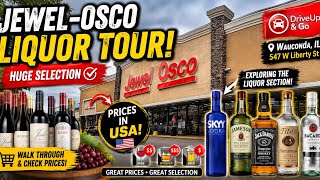 🇺🇸 Inside Jewel-Osco! 🍷 Exploring the Huge Liquor Section & Prices in Illinois