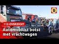 Bijrijder ZWAARGEWOND na botsing VRACHTWAGEN | 112-nieuws