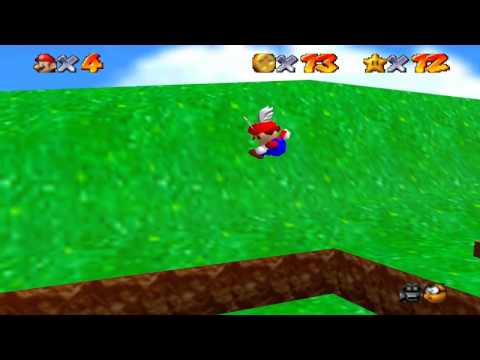 Super Mario 64 Walkthrough - Course 1 - Bomb Omb Battlefield