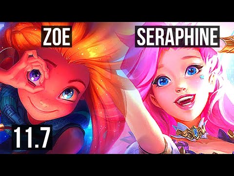 ZOE vs SERAPHINE (MID) | 6/0/6, 67% winrate, Dominating | EUW Master | v11.7