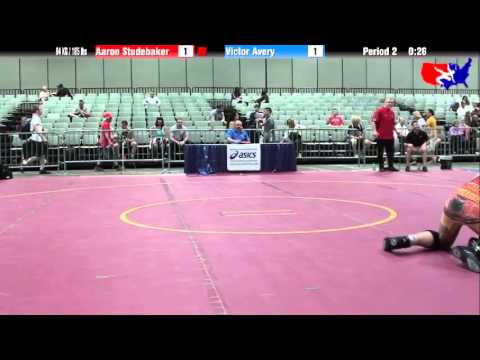 Aaron Studebaker vs. Victor Avery at 2013 Junior Nationals - FILA - FS