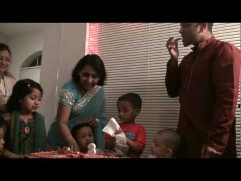 Advik 3rd Birthday - Cake Cutting
