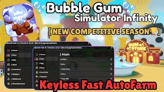 [ COMPETITIVE SEASON 2🏆 ] Bubble Gum Simulator Infinity ||  Fast Auto Farm || Keyless || MOBILE !**