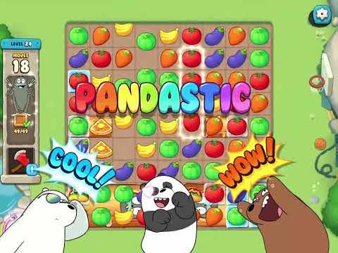 We Bare Bears Match3 Repairs (Level 21 - 30)