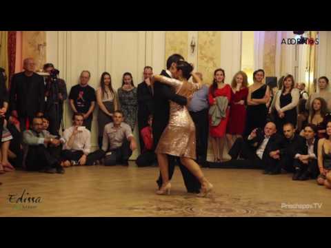  Geronimo Dorkas  and  Josefina Stellato  are  dancing  at  White Nights tango festival  in  2016