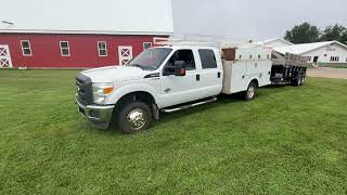 2011 Ford F-350 Super Duty Crew Cab With Utility Bed