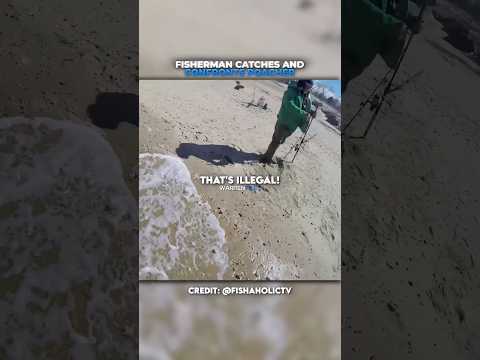 Fisherman CATCHES and CONFRONTS POACHER