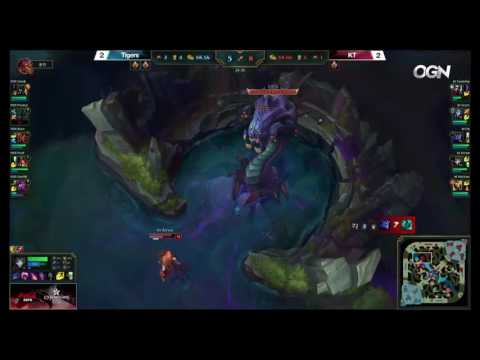 Tigers vs KT - Baron Steal LCK Summer Finals