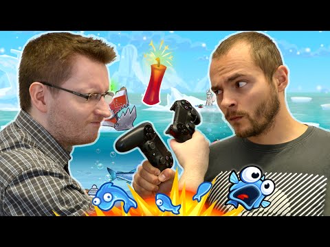 Let's Play Dynamite Fishing - World Games PS4 Multiplayer Battle - YouTube