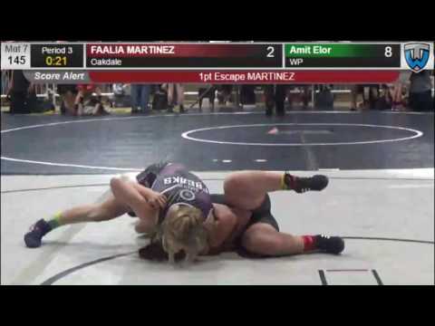 Amit Elor shows off her throwing skills