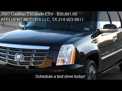 2007 Cadillac Escalade ESV AWD, Premium Package, Power Runni