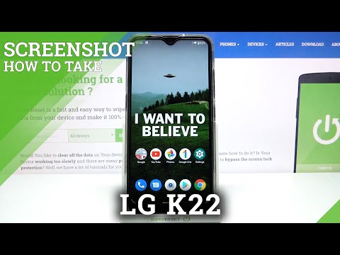 How to Take Screenshot on LG K22