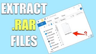 How to open and Extract RAR Files / Extract RAR Files Windows 11 / 10