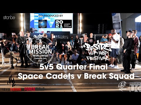 Break Mission x B-Side Festival 2021 // Top 8 5v5's - Space Cadets v Break Squad // stance