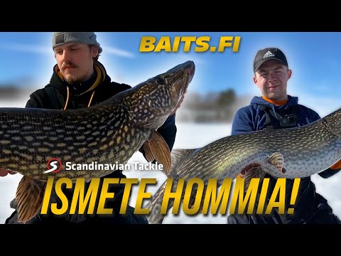 Paksuja haukia kevätjäiltä | Ismete kalastus | Team Scandinavian Tackle