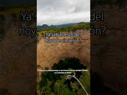 ya conocías que en el hoyo del cimarrón existe esto? #guatemala #drone
