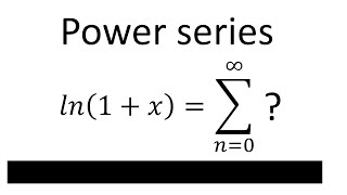 Polynôme en série entière de ln1+x