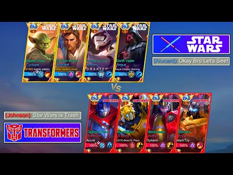 Star Wars Vs Transformers Squad Trashtalkers! | They Said "Star Wars Are Trash?! 🤮" | Who Will Win?!