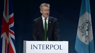 Dan Jarvis, UK Minister for Security - INTERPOL General Assembly