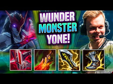 WUNDER IS A MONSTER WITH YONE! - FNC Wunder Plays Yone TOP vs Sion! | Preseason 2022