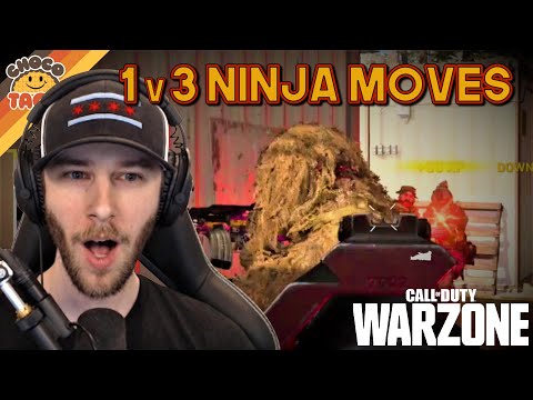 chocoTaco is a 1 v 3 Ninja ft. chun and fuzwuz - COD Modern Warfare Gameplay