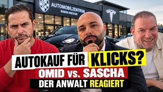 Auto von OMID nur für KLICKS gekauft? Sascha Schmitz & der Tesla-Kauf | DER ANWA