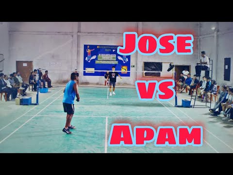 SBA Badminton tournament Men's Single Final Jose vs Apam