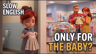 Anna Just Wanted One Dressโฆ But Everything Was for the Baby! ๐๐ข| Slow English (Level A2) |