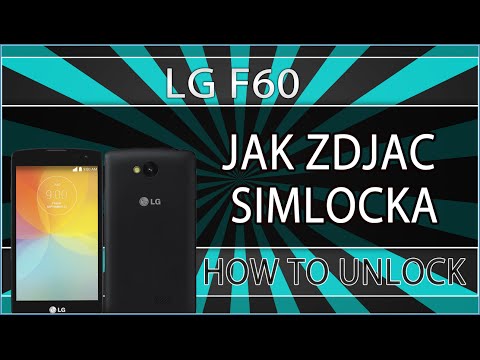 Jak zdjąć simlocka z LG F60,  D390N, D392, D393, MS395 za pomocą kodu
