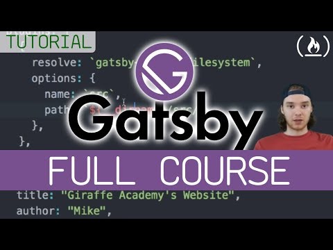 Gatsby Full Tutorial for Beginners