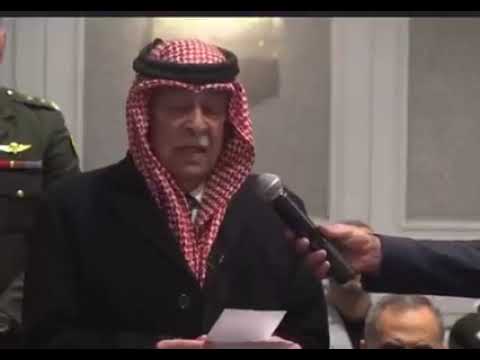 رئيس الديوان الملكي الأردني نيابة عن الملك عبدالله يعزي في وفاة الشيخ صادق بن عبدالله الأحمر