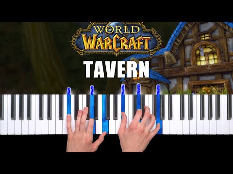 World of Warcraft - Tavern music - Piano Cover & Tutorial