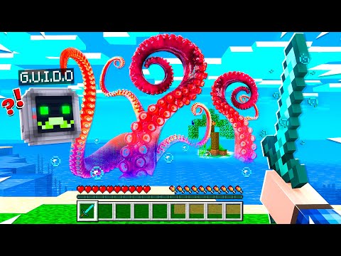 Kraken Battle: Unstoppable Minecraft Monster