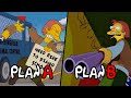 Herman Hermann Plan A B C The Simpsons