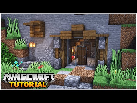 Minecraft Easy Mountain House Tutorial [How to build]