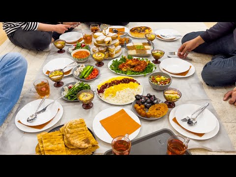 Traditional Iranian IFTAR with Delicious Persian Food | Iran RAMADAN 2025 (Vlog) π