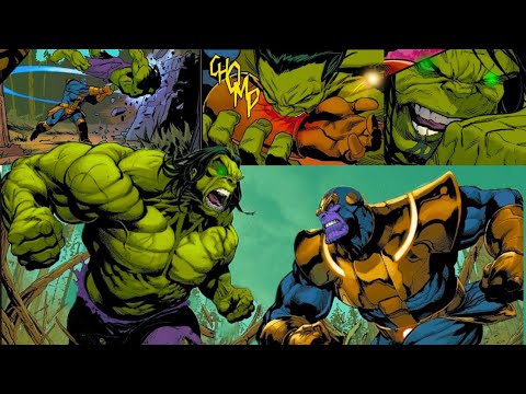 The Hulk Makes Thanos Fight Like a Man
