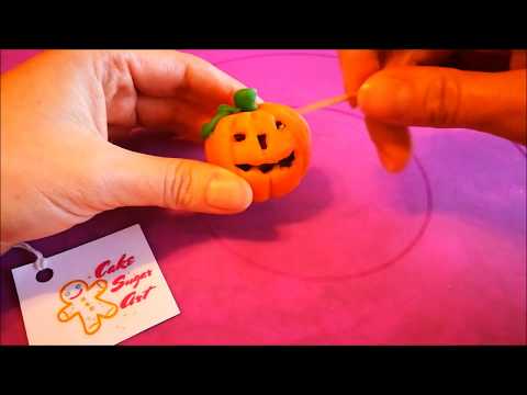 Tutorial Zucca di Halloween:dolcetto con sorpresa #cakesugarart